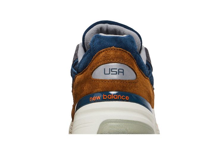 J.Crew x New Balance 992 Made in USA 'New York' — Blue/Orange