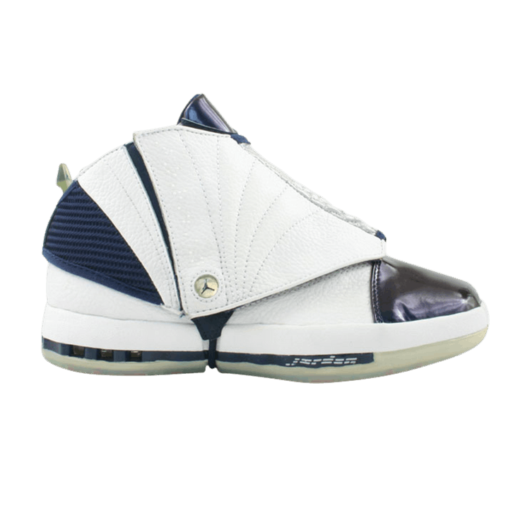 Air Jordan 16 OG GS 'Midnight Navy' — White/Midnight Navy