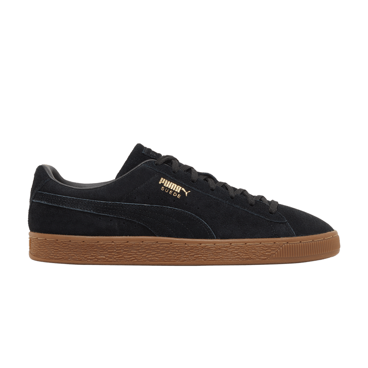 Puma Suede 'Black Gum' — Black/Gum