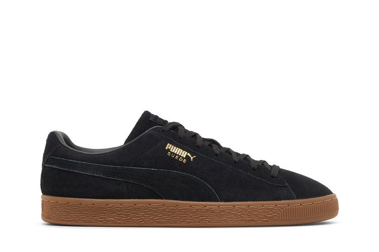 Puma Suede 'Black Gum' — Black/Gum
