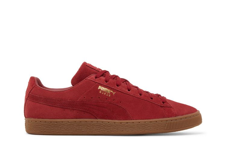 Puma Suede 'Intense Red Gum' — Intense Red/Gum