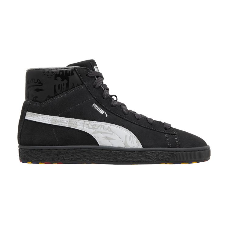Black Fives x Puma Suede High 'Black' — Phantom Black/White