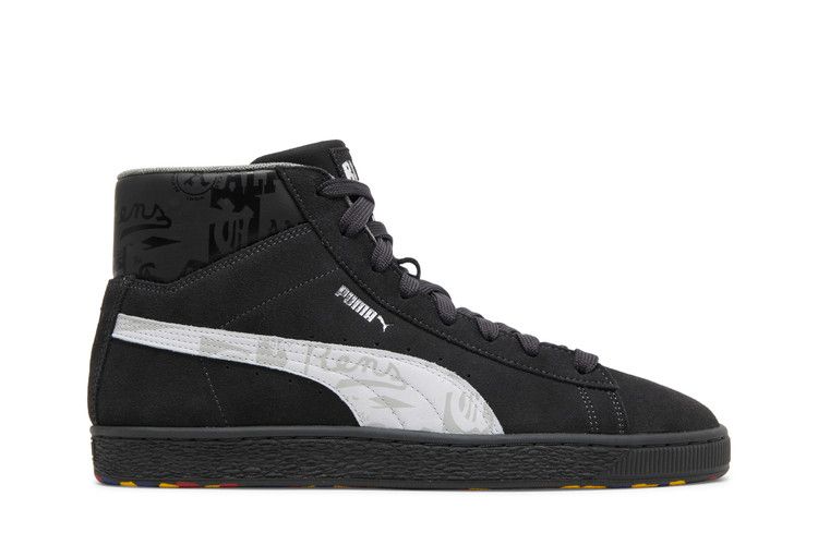 Black Fives x Puma Suede High 'Black' — Phantom Black/White