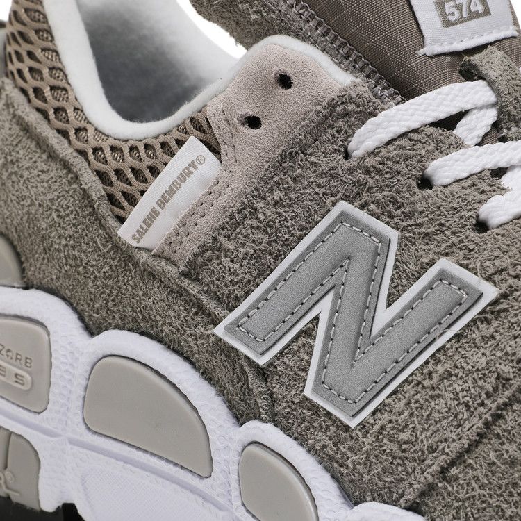 Salehe Bembury x New Balance 574 YURT 'Shark Skin' — Shark Skin/White