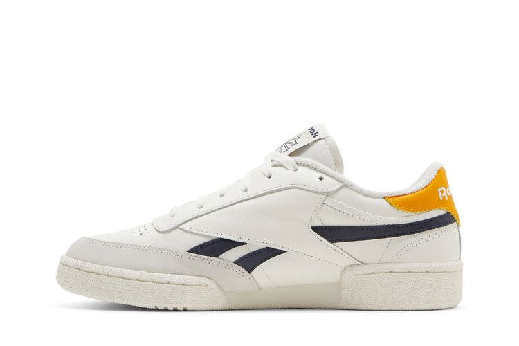 Reebok Club C Revenge 'Chalk Semi Solar Gold' — Chalk/Semi Solar Gold/Vector Navy