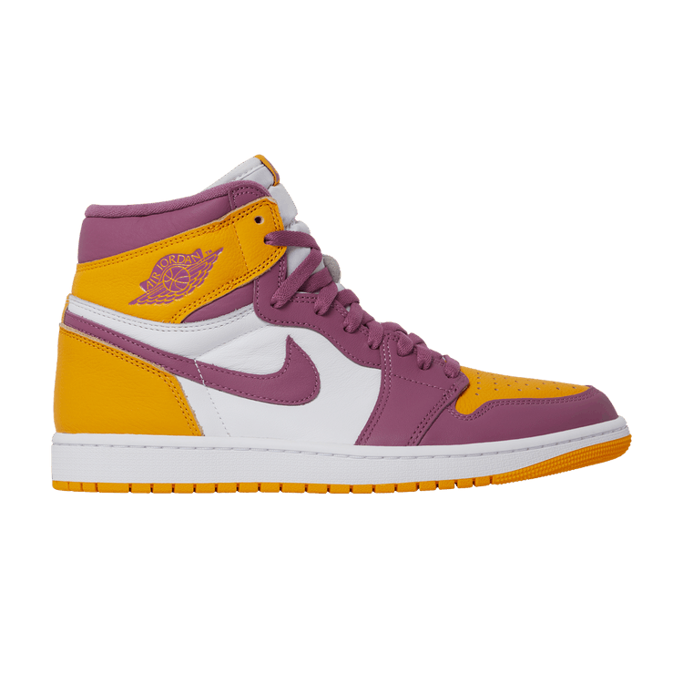 Air Jordan 1 Retro High OG 'Brotherhood' — University Gold/Light Bordeaux/White
