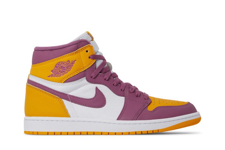 Air Jordan 1 Retro High OG 'Brotherhood' — University Gold/Light Bordeaux/White