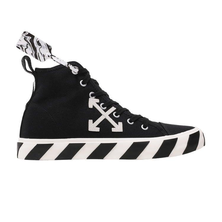 Off-White Vulc Sneaker Mid 'Black White' — Black/White