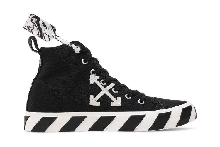 Off-White Vulc Sneaker Mid 'Black White' — Black/White