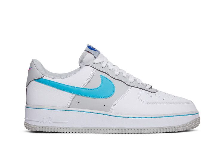 NBA x Nike Air Force 1 '07 LV8 '75th Anniversary - Spurs' — White/Grey Fog/Sundial/Turquoise Blue (2)