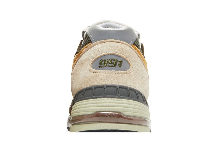 New Balance 991 Made in England 'Desaturated' — Olive/Burgundy