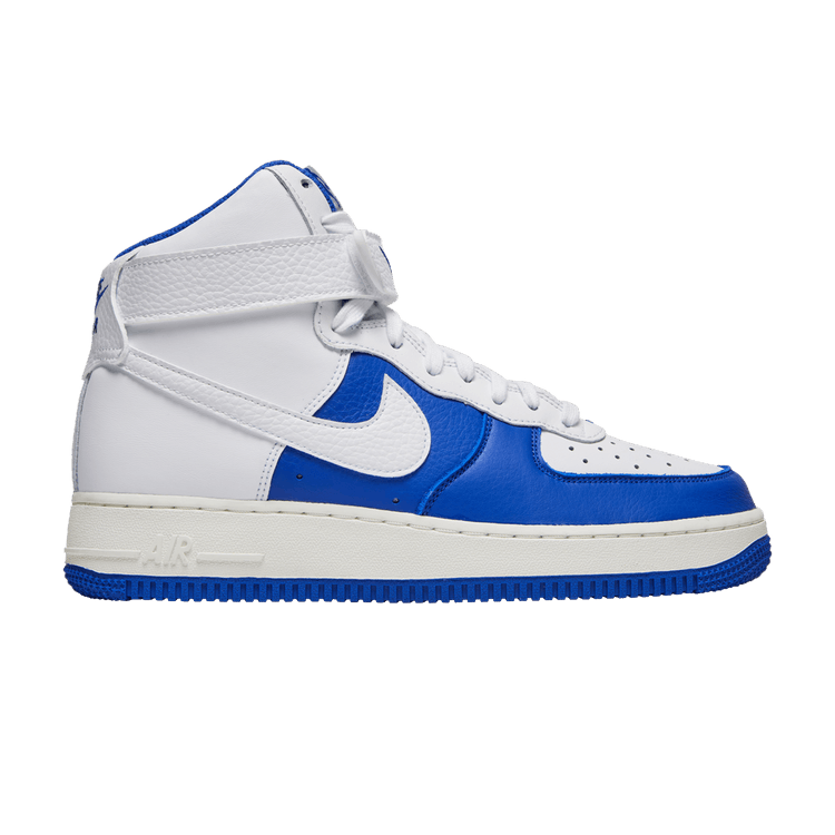 NBA x Nike Air Force 1 High '07 LV8 '75th Anniversary - Pistons' — White/White/Hyper Royal/Sail