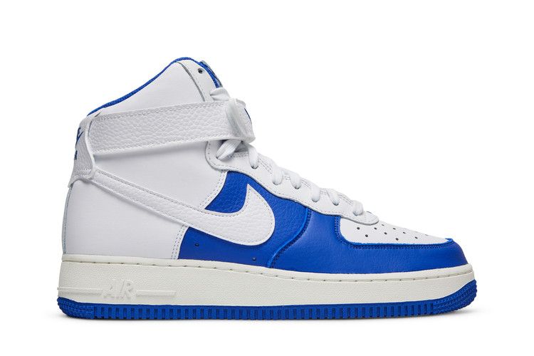 NBA x Nike Air Force 1 High '07 LV8 '75th Anniversary - Pistons' — White/White/Hyper Royal/Sail (2)
