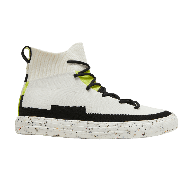 Converse Renew Chuck Taylor All Star Crater Knit High 'Egret' — Egret/Lime Twist/Black