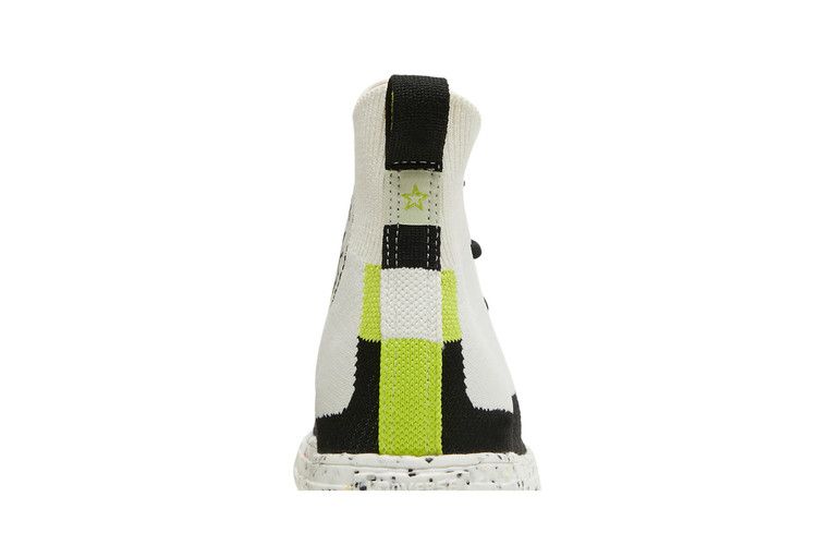 Converse Renew Chuck Taylor All Star Crater Knit High 'Egret' — Egret/Lime Twist/Black