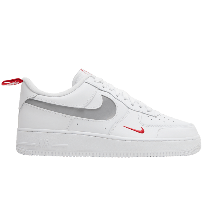 Nike Air Force 1 Low 'Cut Out Swoosh - White' — White/University Red