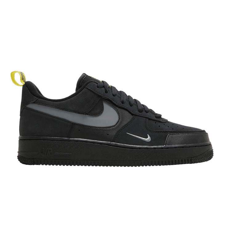 Nike Air Force 1 Low 'Cut Out Swoosh - Black' — Black/Black