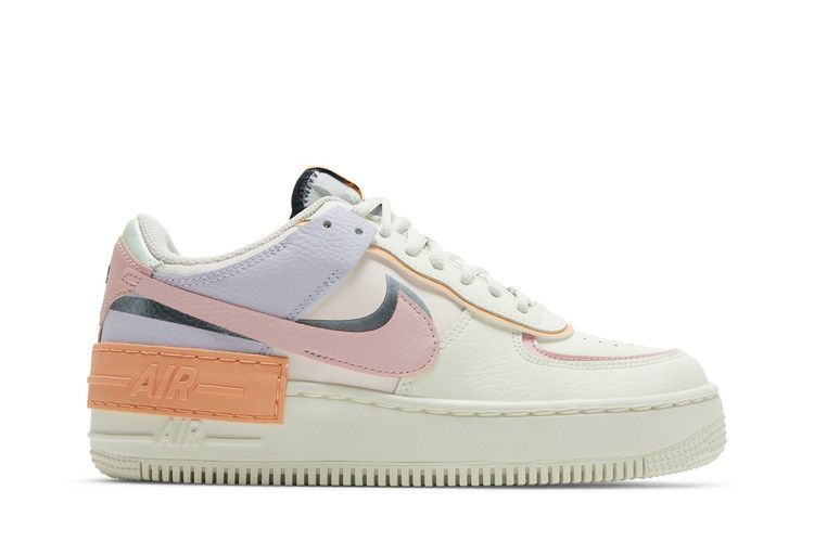 Nike Wmns Air Force 1 Shadow 'Orange Chalk Pink Glaze' — Sail/Orange Chalk/Dark Obsidian/Pink Glaze (2)