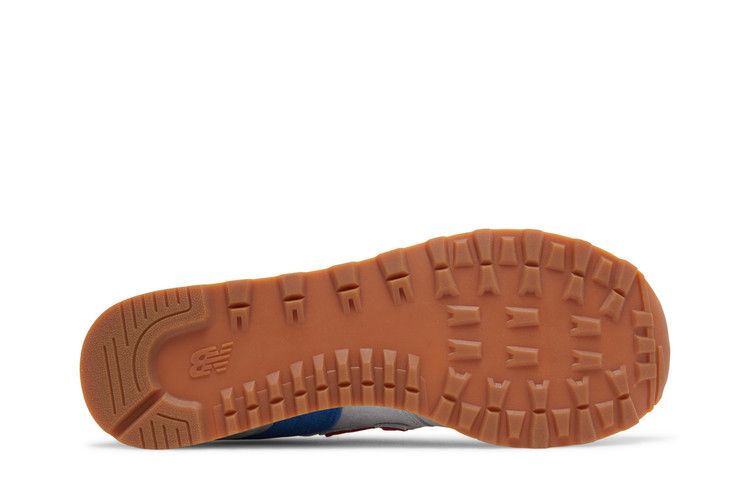 STAUD x New Balance 574 'Rain Cloud Team Red' — Rain Cloud/Team Red