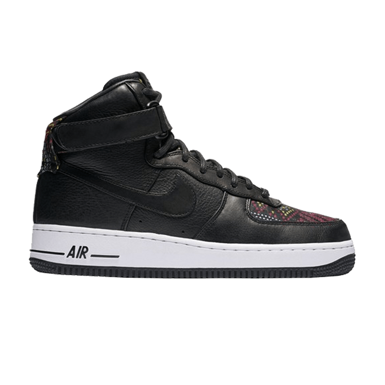 Nike Wmns Air Force 1 High 'BHM' — Black/Noble Red/Summit White/Black