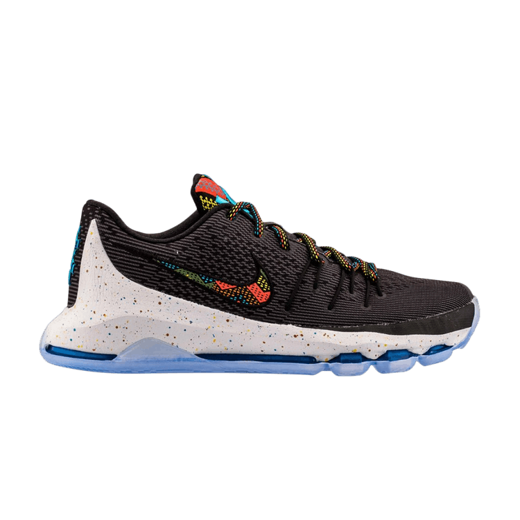 Nike KD 8 GS 'Black History Month' — Black/Multi-Color