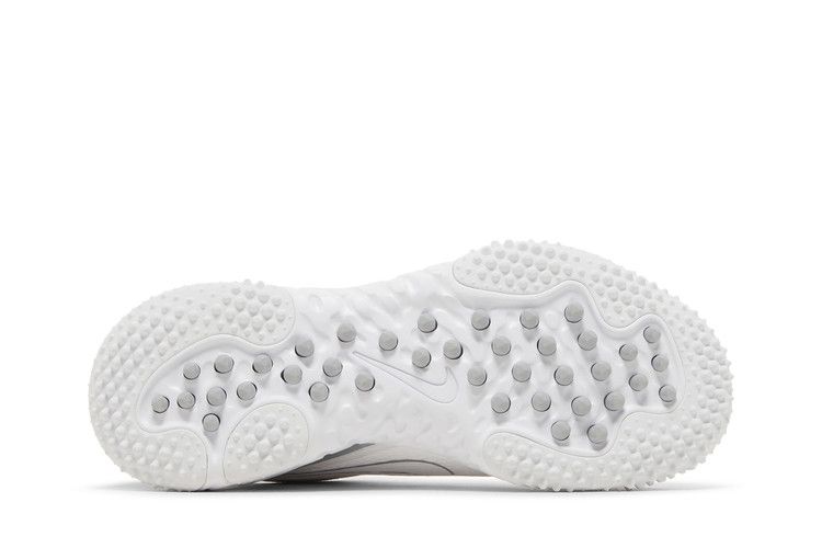 Nike Wmns Alpha Huarache Elite 3 Turf 'White Metallic Silver' — White/Metallic Silver/Dynamic Turquoise/Wolf Grey