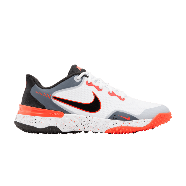 Nike Alpha Huarache Elite 3 Turf 'White Bright Crimson' — White/Bright Crimson/Light Smoke Grey/Black