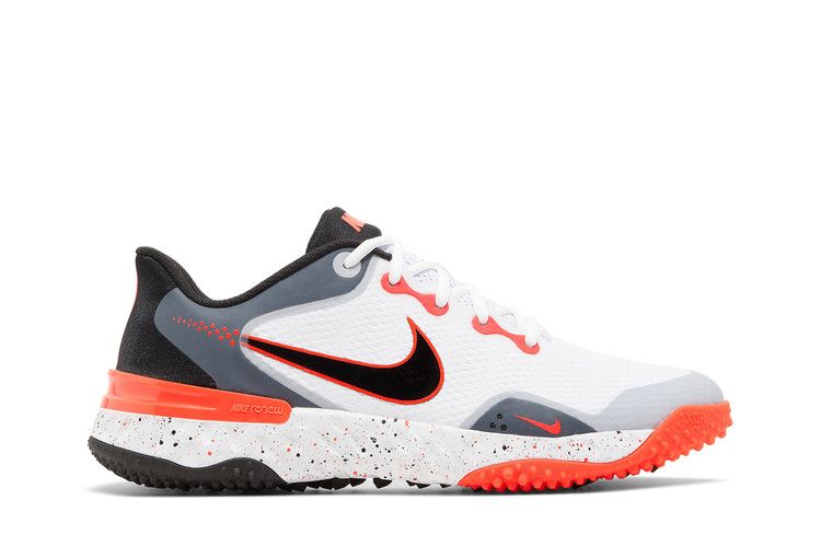 Nike Alpha Huarache Elite 3 Turf 'White Bright Crimson' — White/Bright Crimson/Light Smoke Grey/Black