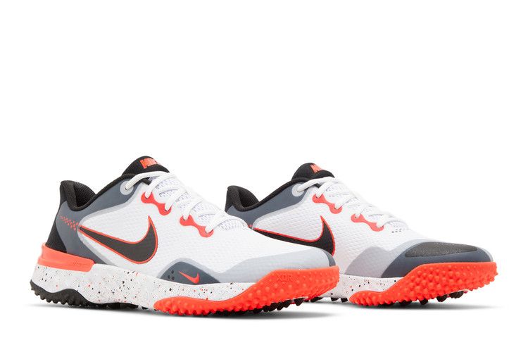 Nike Alpha Huarache Elite 3 Turf 'White Bright Crimson' — White/Bright Crimson/Light Smoke Grey/Black