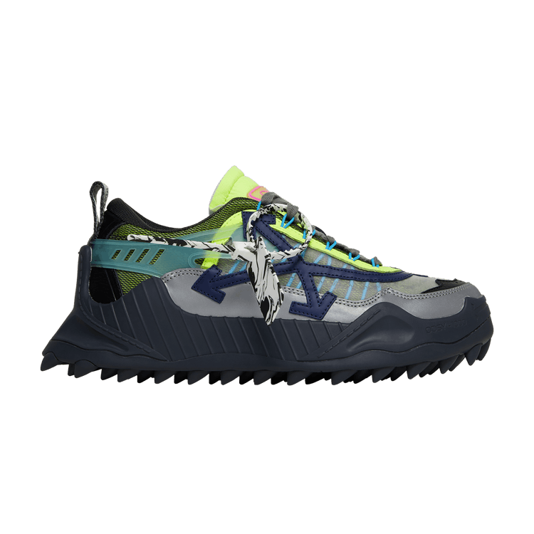 Off-White ODSY-1000 'Grey Lime' — Grey/Lime/Purple
