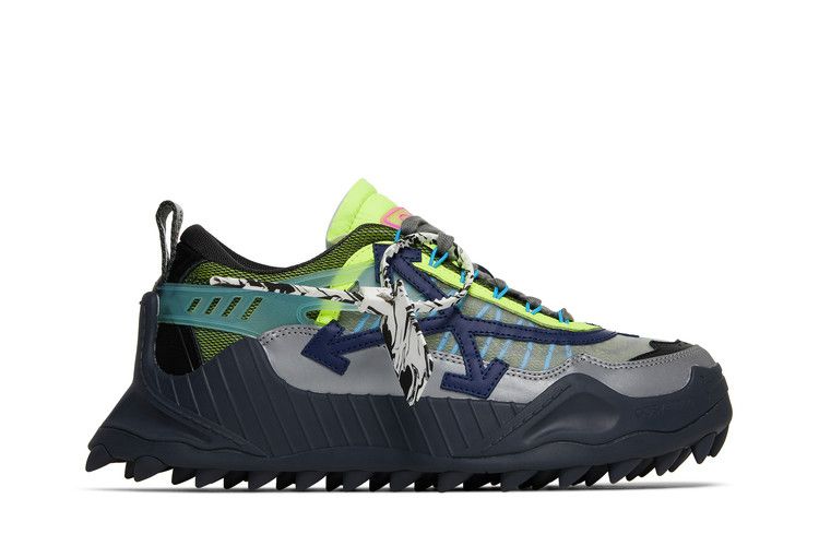 Off-White ODSY-1000 'Grey Lime' — Grey/Lime/Purple