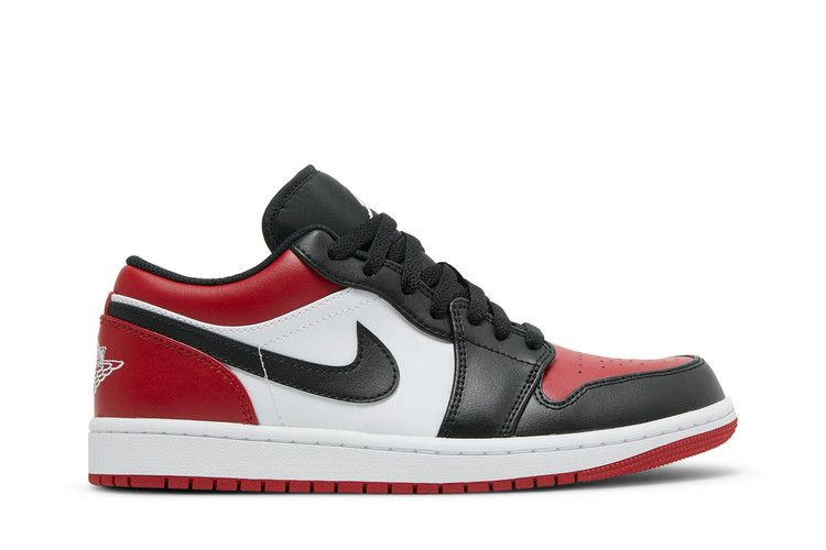 Air Jordan 1 Low 'Bred Toe' — Gym Red/Black/White