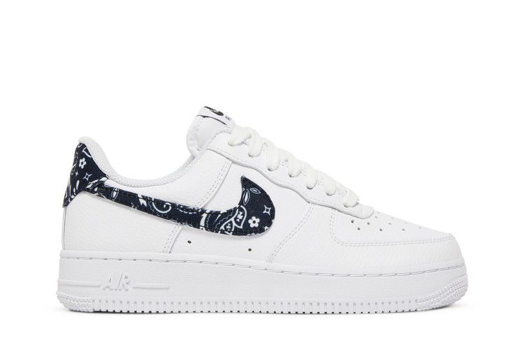 Nike Wmns Air Force 1 '07 Essentials 'Black Paisley' — White/Black/White (2)