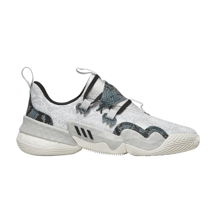 adidas Trae Young 1 'Snakeskin' — Light Solid Grey/Crystal White/Core Black