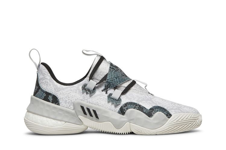 adidas Trae Young 1 'Snakeskin' — Light Solid Grey/Crystal White/Core Black