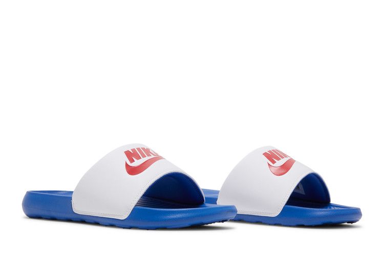 Nike Victori One Slide 'Game Royal University Red' — White/University Red/Game Royal