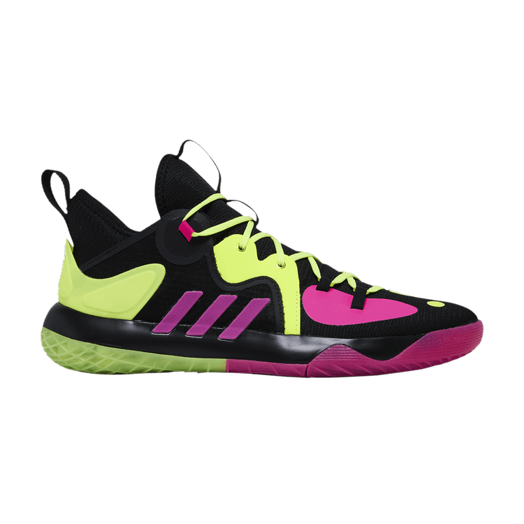 Adidas Harden Stepback 2 'Black Shock Pink Yellow' — Core Black/Shock Pink/Team Solar Yellow