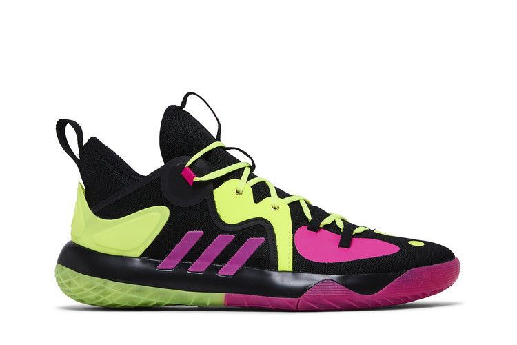 Adidas Harden Stepback 2 'Black Shock Pink Yellow' — Core Black/Shock Pink/Team Solar Yellow