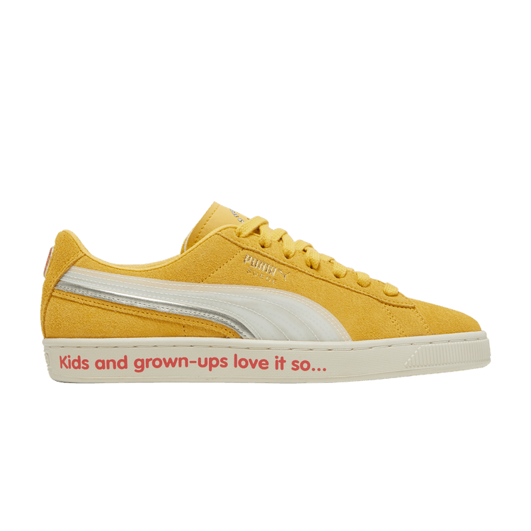 Haribo x Puma Suede Triplex 'Gold Bears' — Mimosa/Whisper White
