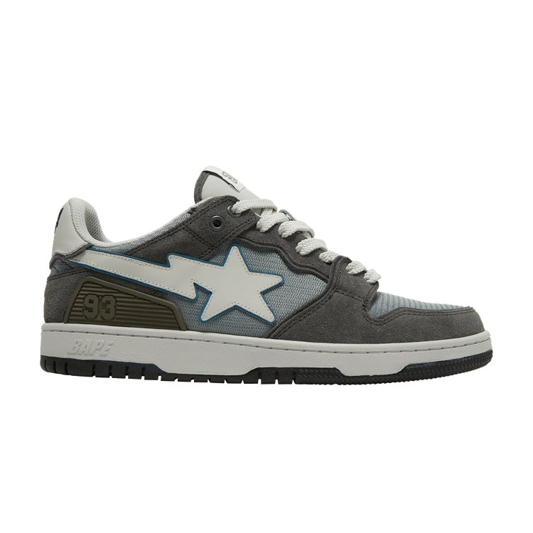Stadium Goods x BAPE Sk8 Sta 'Claremont Blue' — Grey/Claremont Blue/Beige