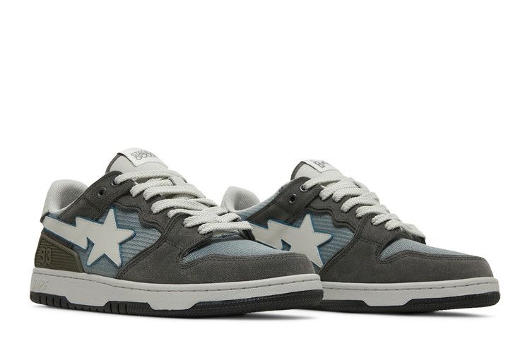 Stadium Goods x BAPE Sk8 Sta 'Claremont Blue' — Grey/Claremont Blue/Beige