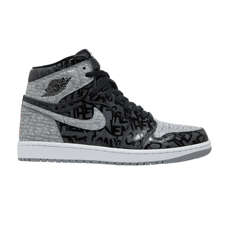 Air Jordan 1 High OG 'Rebellionaire' — Black/White/Particle Grey