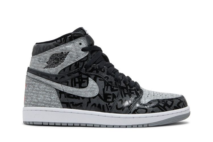 Air Jordan 1 High OG 'Rebellionaire' — Black/White/Particle Grey