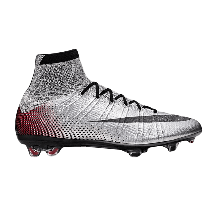 Nike Mercurial Superfly CR7 'Quinhentos' — Metallic Silver/Black/Gym Red