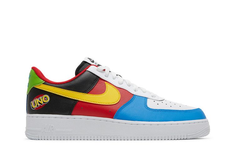 UNO x Nike Air Force 1 Low '50th Anniversary' — White/Yellow Zest/University Red (2)