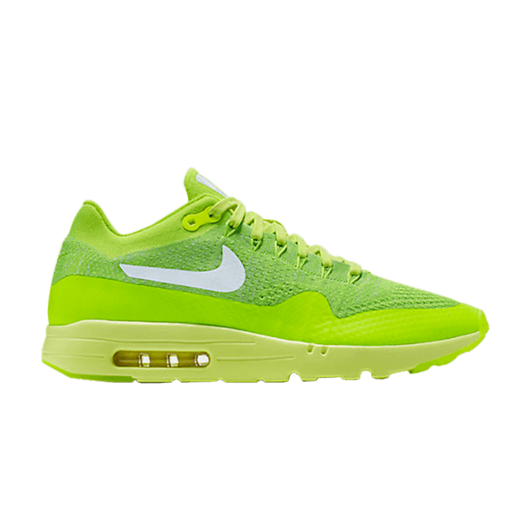 Nike Air Max 1 Ultra Flyknit 'Volt' — Volt/White/Electric Green