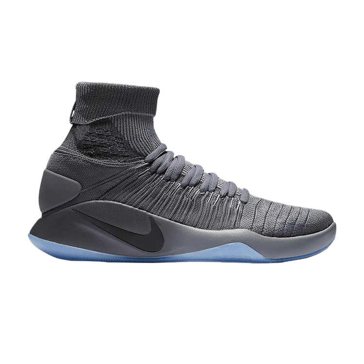 Nike Hyperdunk 2016 Flyknit 'Dark Grey' — Dark Grey/Cool Grey/Metallic Platinum
