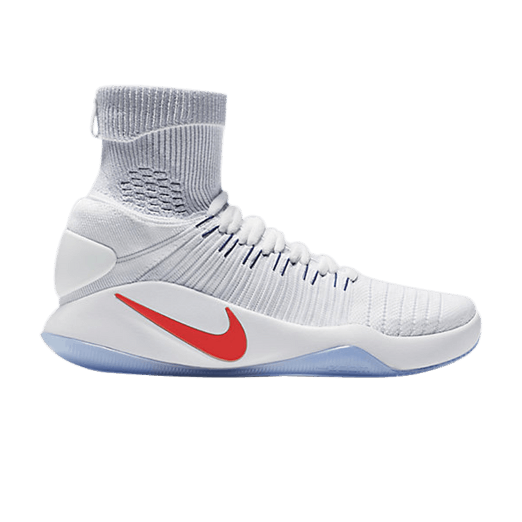 Nike Hyperdunk 2016 FK 'USA Home' — White/Dark Obsidian-Bright Crimson