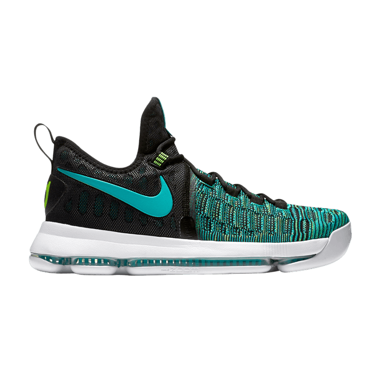 Nike KD 9 'Birds of Paradise' — Black/Clear Jade