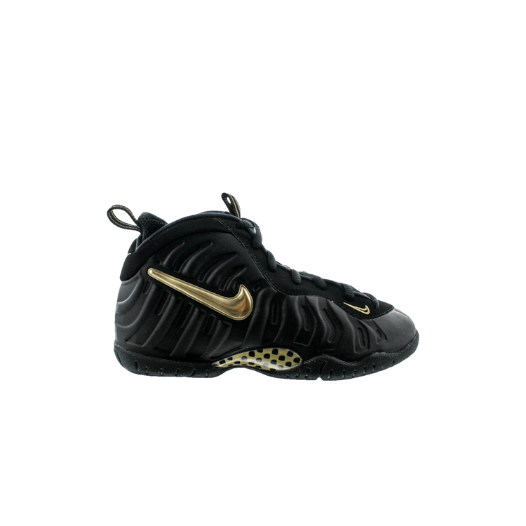 Nike Little Posite Pro PS 'Black Metallic Gold' — Black/Metallic Gold-Black